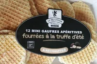 Mini gaufres apéritives fourrées à la truffe