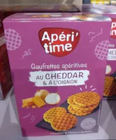 Gaufrettes aperitive cheddar