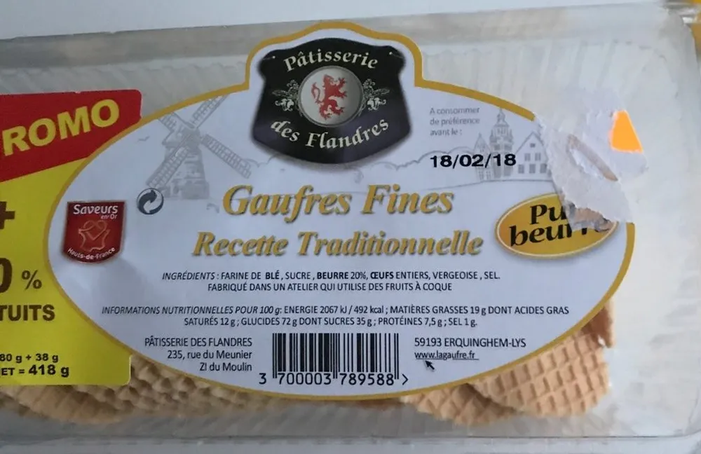 Gaufres fines