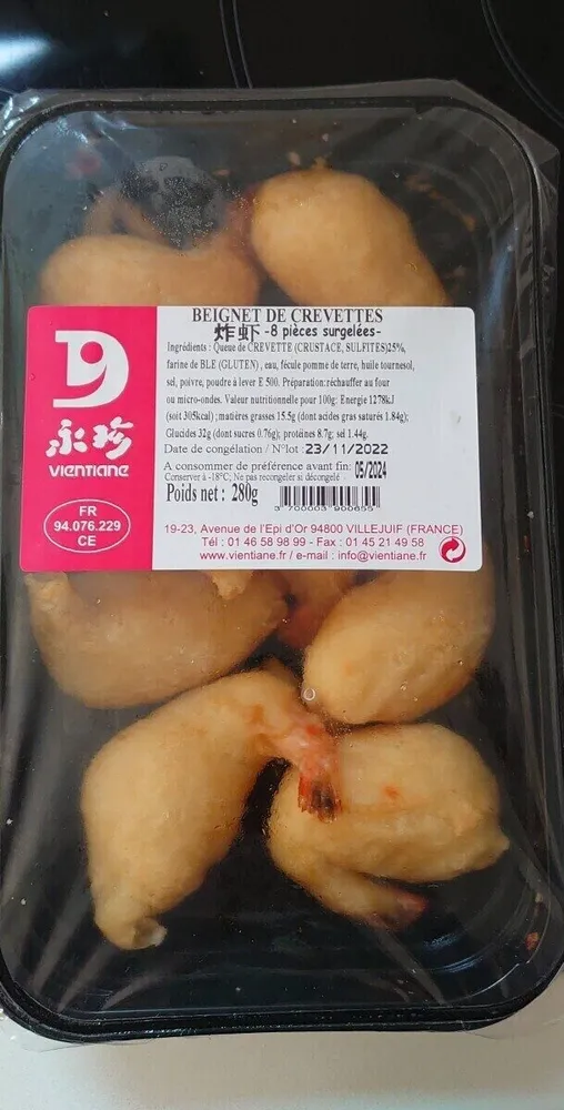 Beignet de crevettes