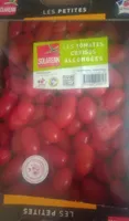 Tomates cerises allongées