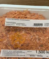 Carotte râpée assaisonnés