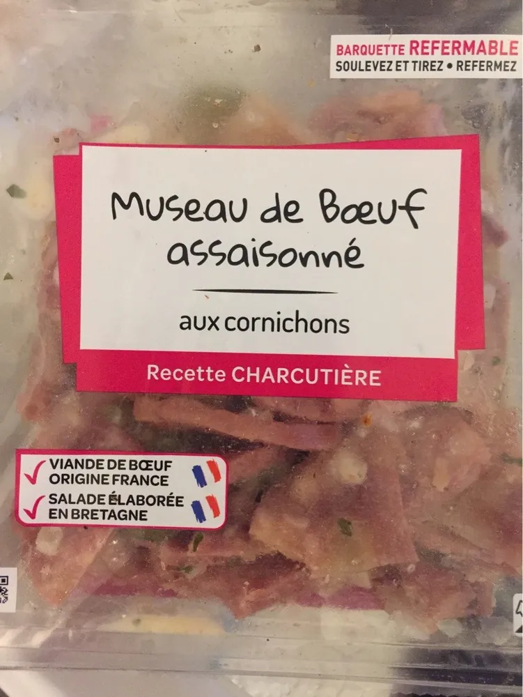 Museau de bœuf assaisonné