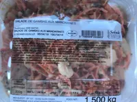 Salade de gambas aux mandarines