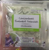 Concombres Finement Tranchés à la Ciboulette