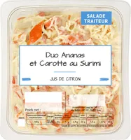 Salade Duo Ananas Carottes et Surimi