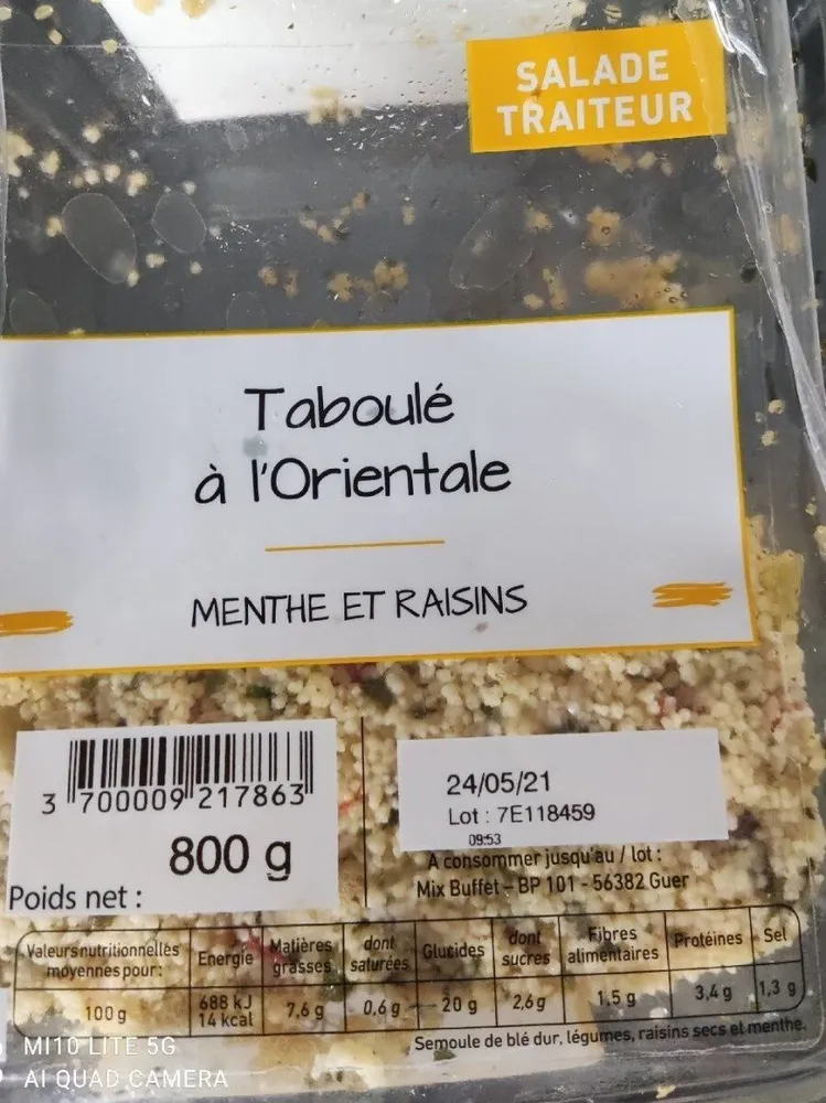 Taboulé a l' orientale