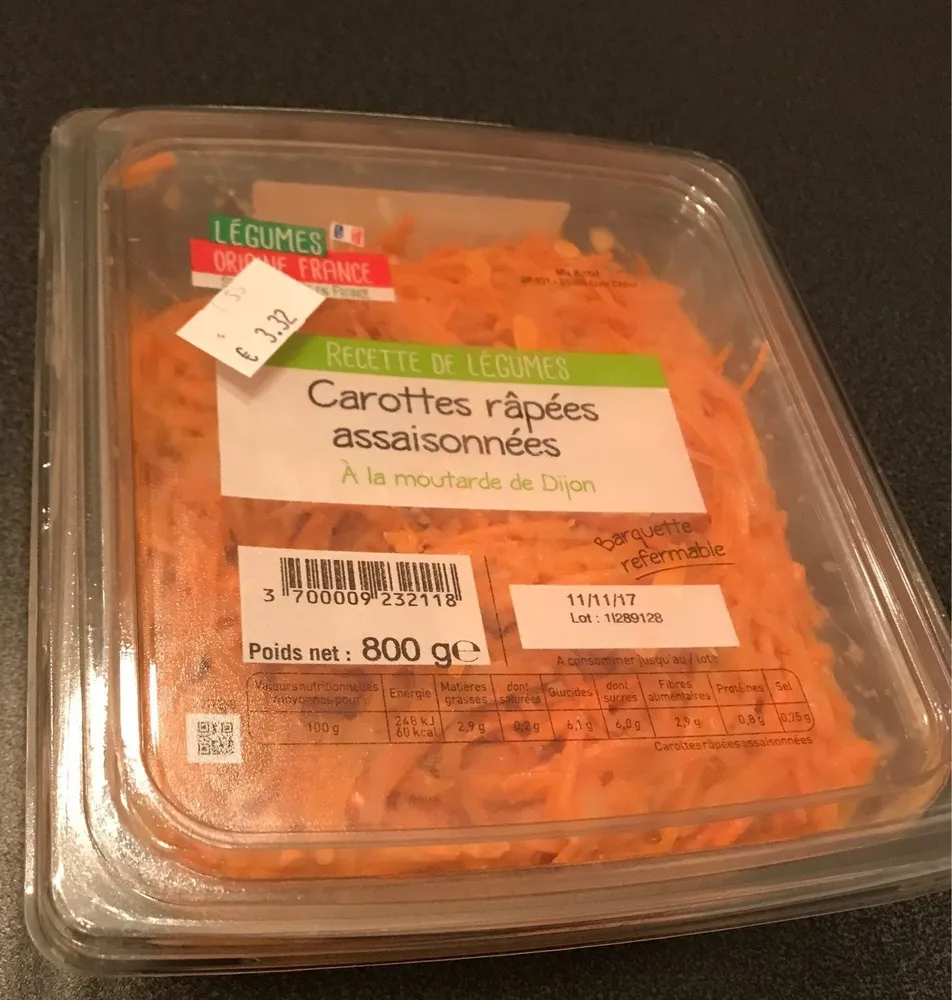 Carottes Rapees