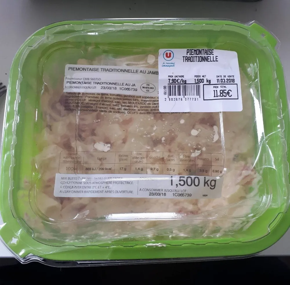 Piemontaise Traditionnelle au jambon cuit supperieur