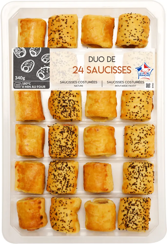Duo de 24 Saucisses Costumées