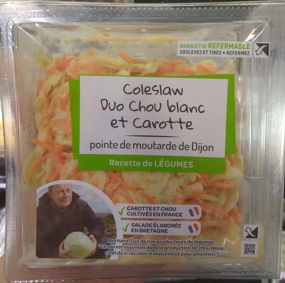 Coleslaw Duo Chou blanc et Carotte