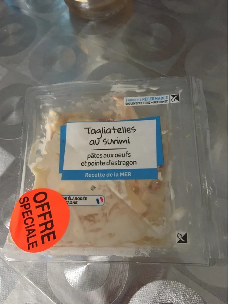 Tagliatelles au surimi