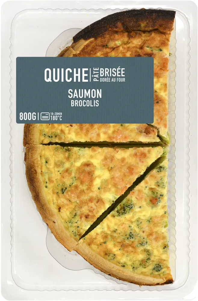 Quiche Saumon Brocolis