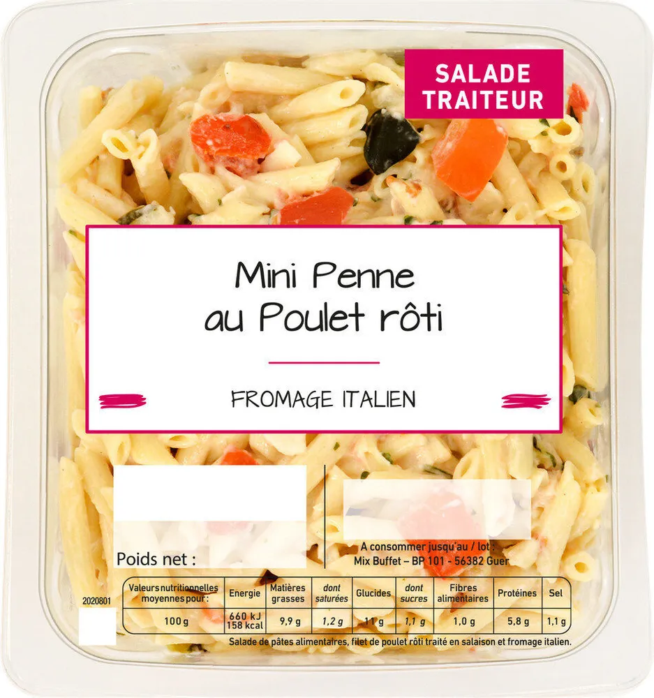 Mini Penne Poulet