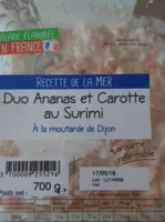 Duo d'ananas et  Carotte au Surimi