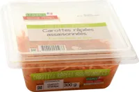 Carottes râpées assaisonnées
