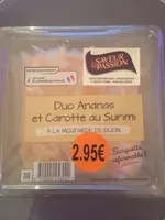 Duo Ananas Et Carotte Au Surimi