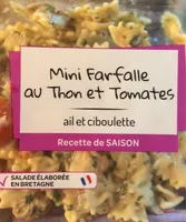 Salade de pâtes mini Farfalles au thon/tomates