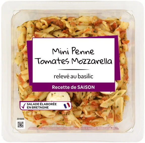Salade mini Penne tomates Mozzarella