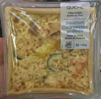 Quiche Saumon Courgettes grillées