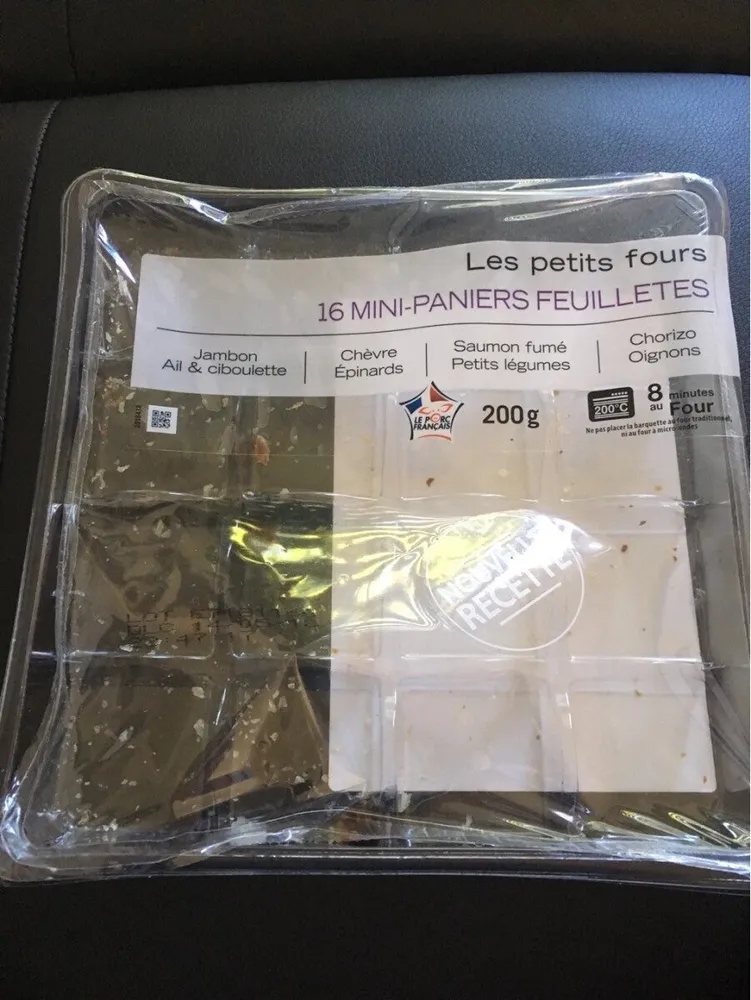 16 MINI PANIERS FEUILLETÉS