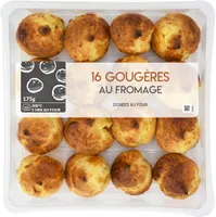 16 gougères gratinées