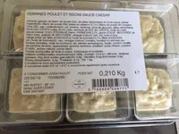 Verrine poulet et risoni sauce caesar