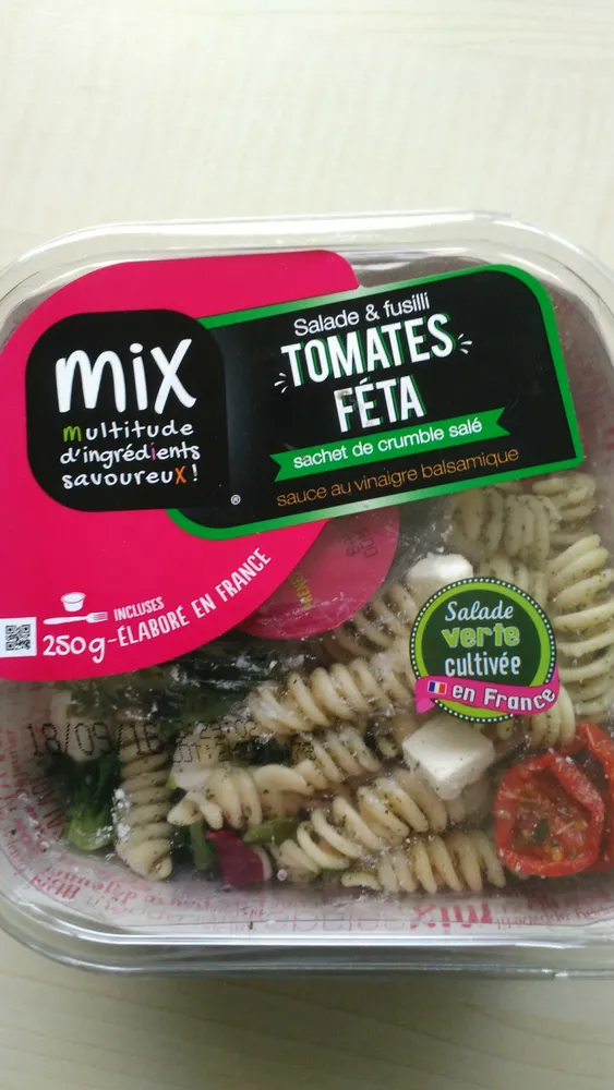 Salade & fusilli tomates féta