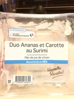 Duo ananas et carotte au surimi
