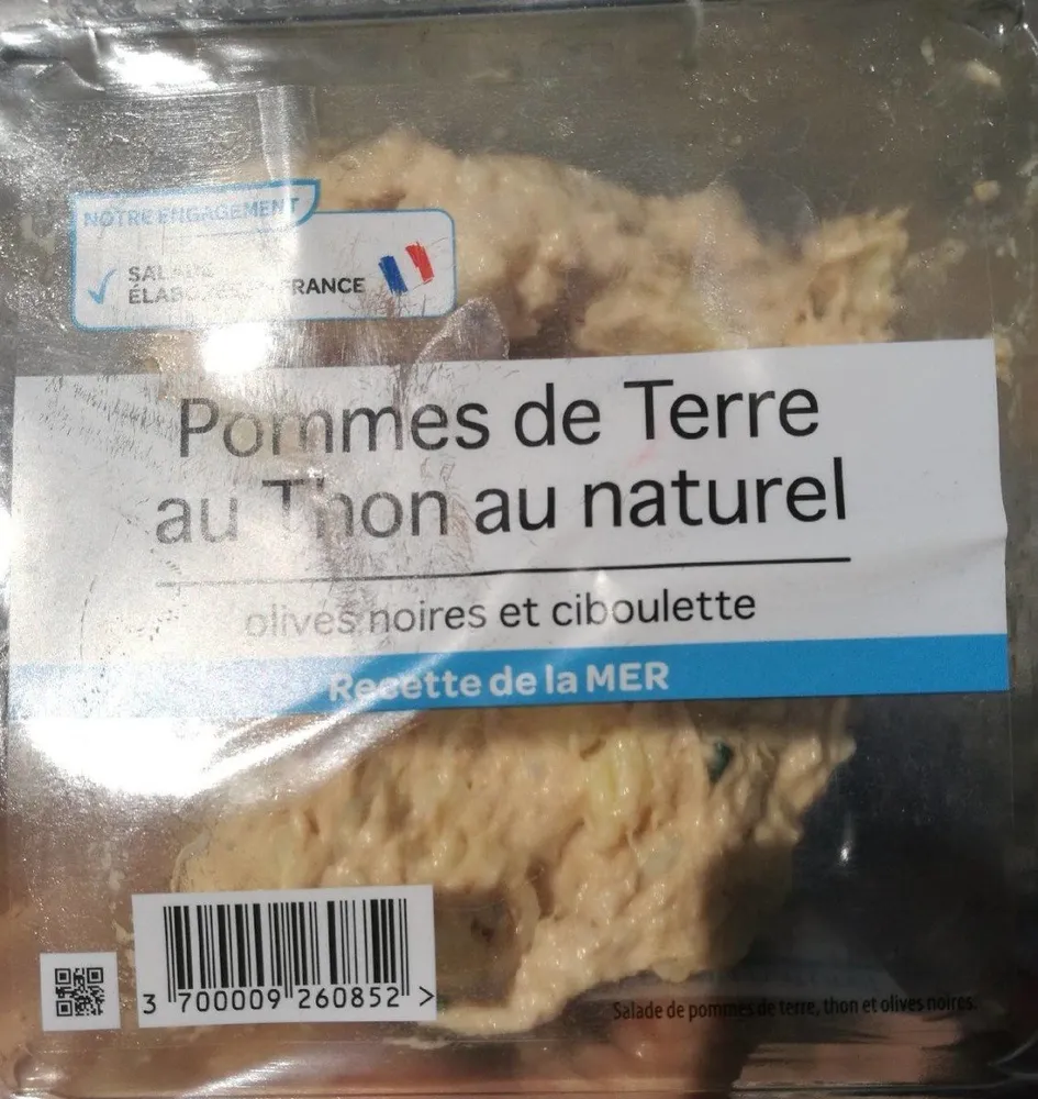 Pommes de terre au thon au naturel