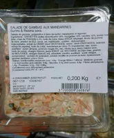 Salade de gambas aux mandarines