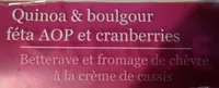 Quinoa & boulgour fêta AOP et cranberries