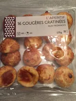 Gougères au fromage dorées au four