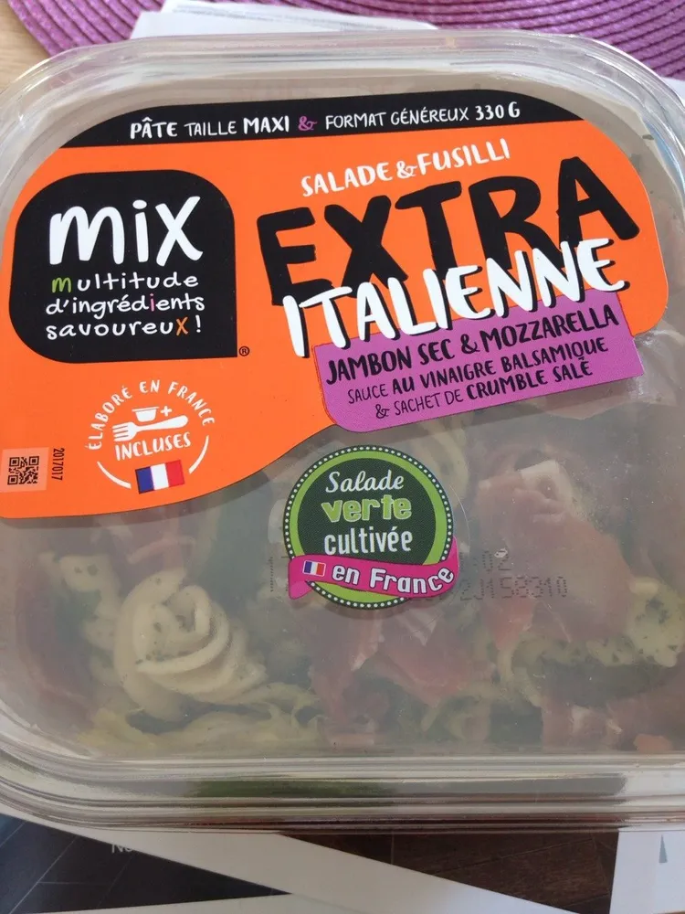 Extra salade & Fusilli Italienne, 330g