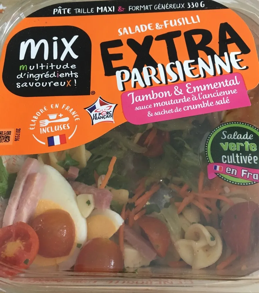 Salade et Serpentini Jambon Emmental