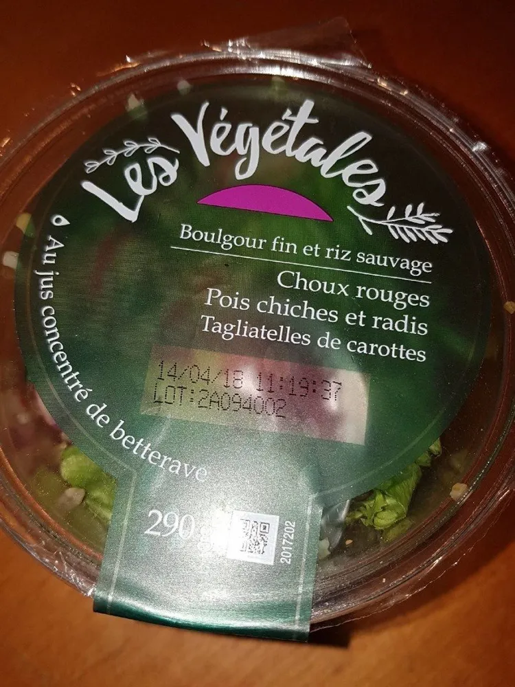 Salade de boulgour riz choux rouges Mix Buffet