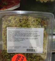 Boulgournlentilles et feves de soja