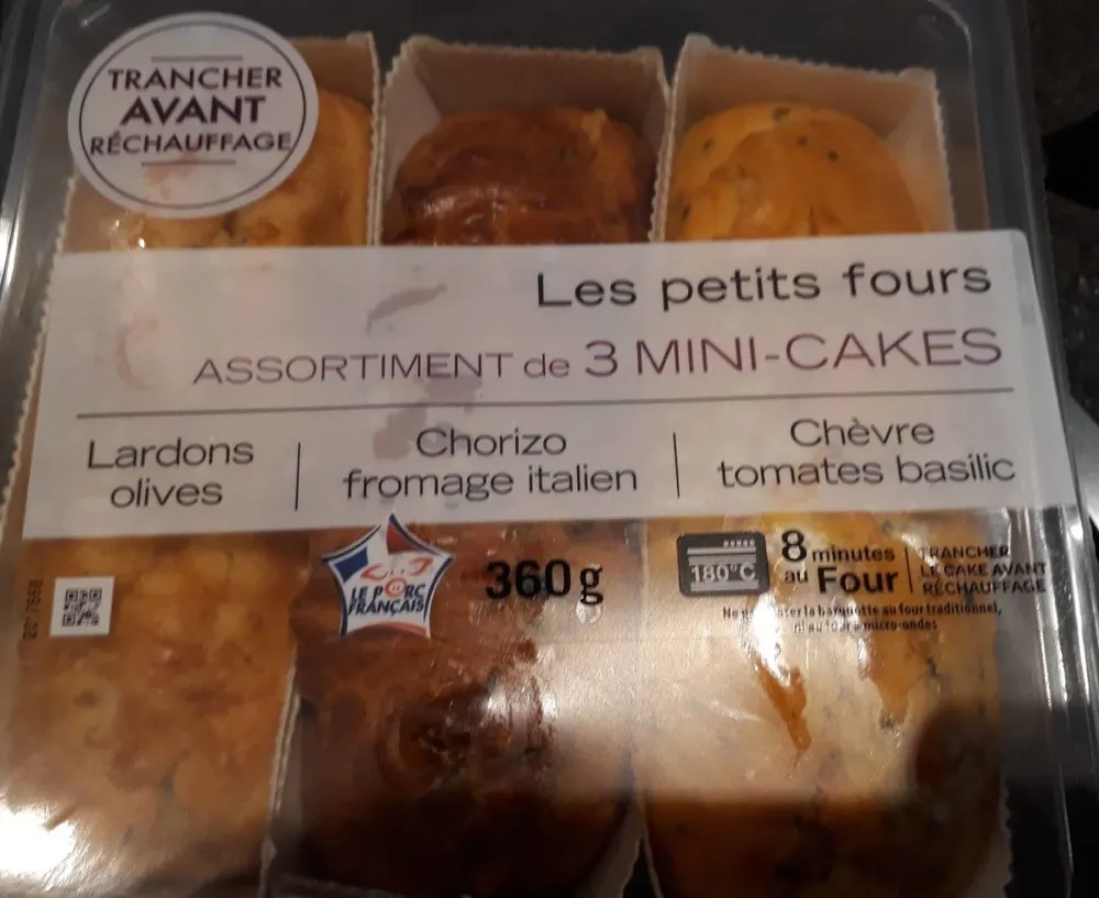 Les petits fours - 3 mini-cakes