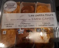 Les petits fours - 3 mini-cakes