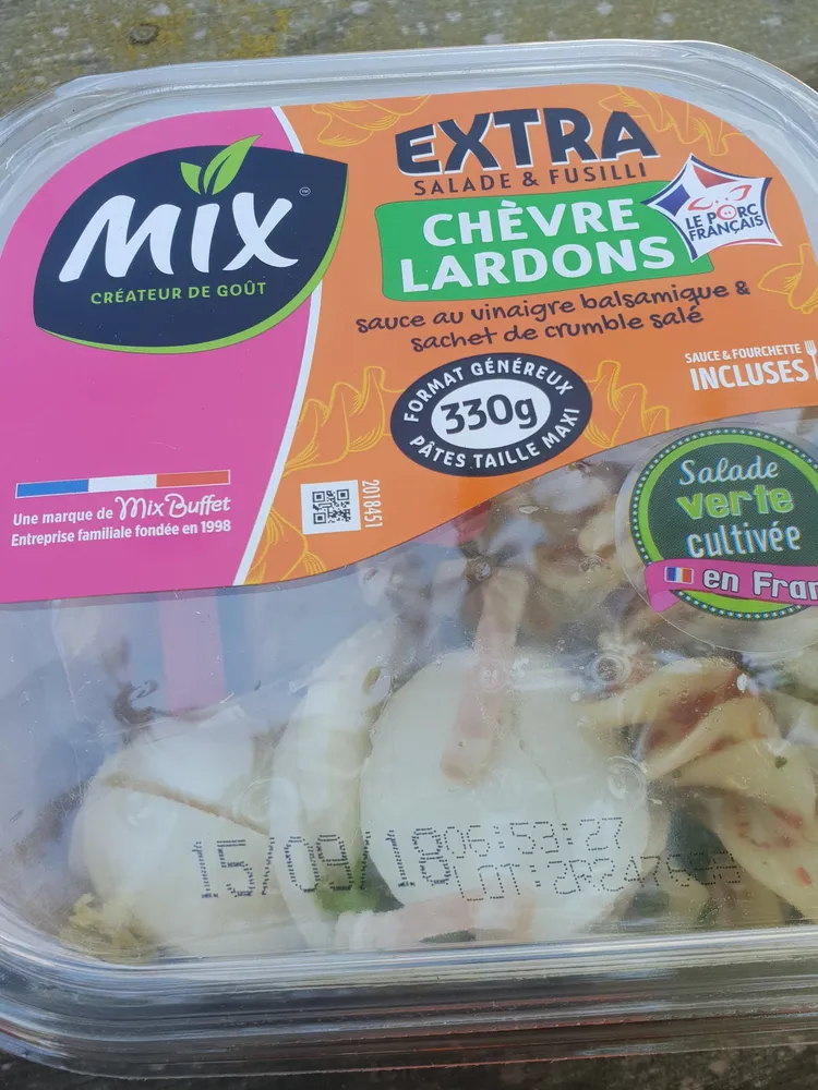 salade chèvre lardons