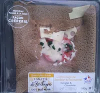 Galette chiffonnade de jambon et emmental