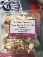 Salade caesar penne rigate poulet roti