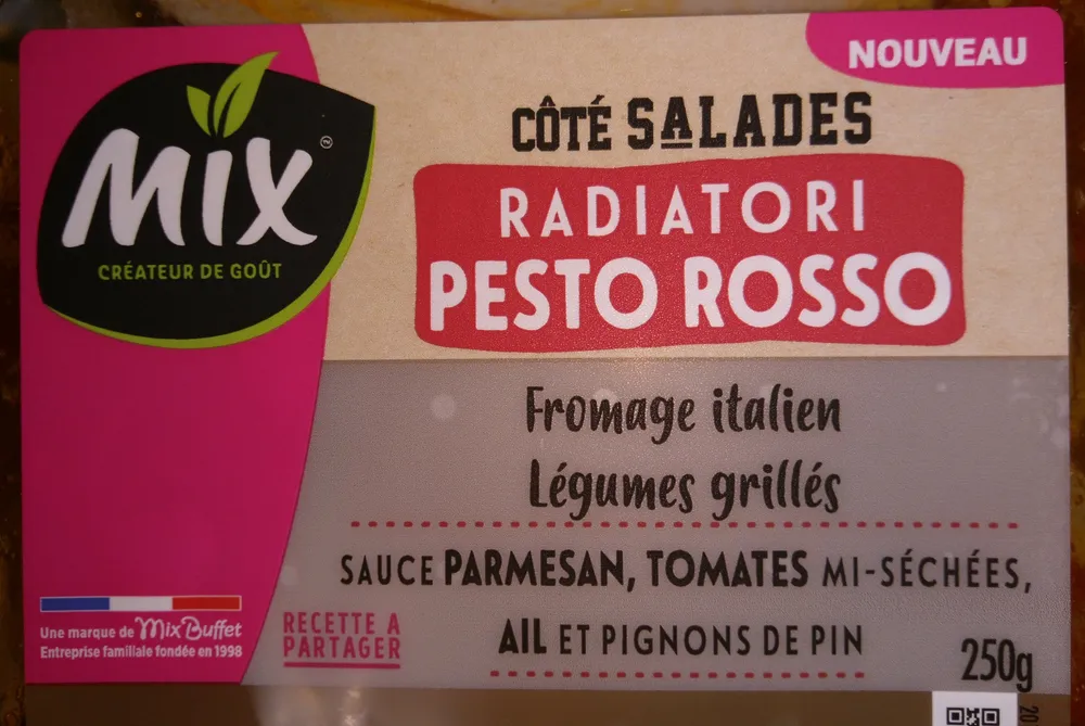 Radiatori Pesto Rosso, 250g