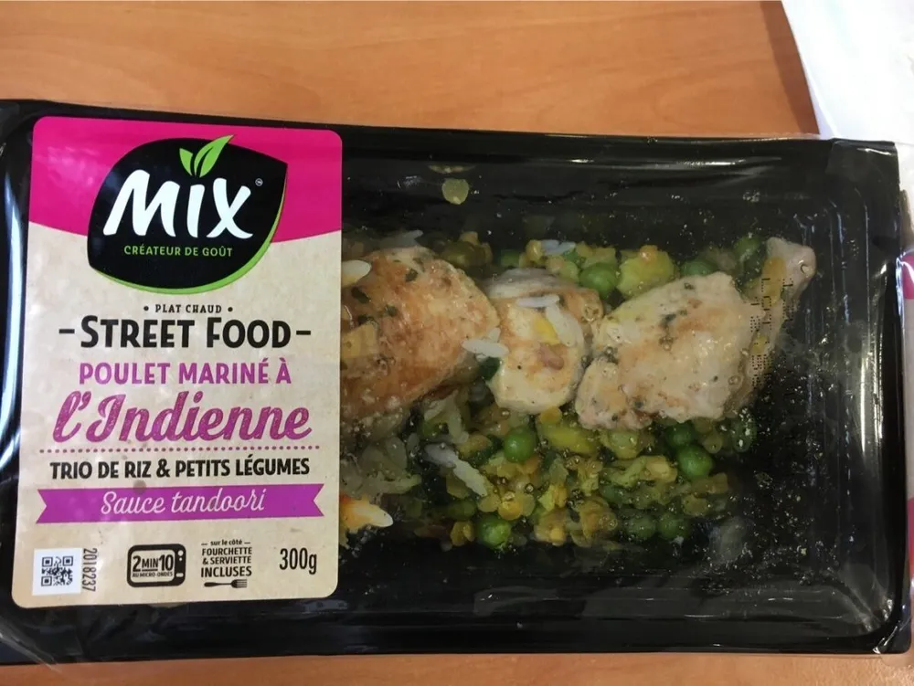 Poulet mariné à l'Indienne, 300g