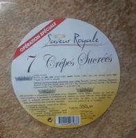 7 Crêpes sucrées