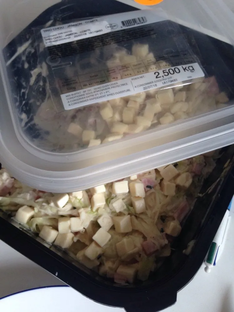 Trio chou - jambon - comte