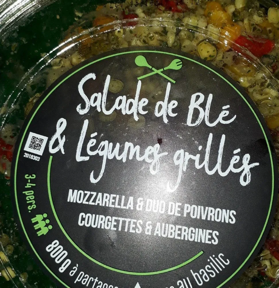 Salade de blé & légumes grillés