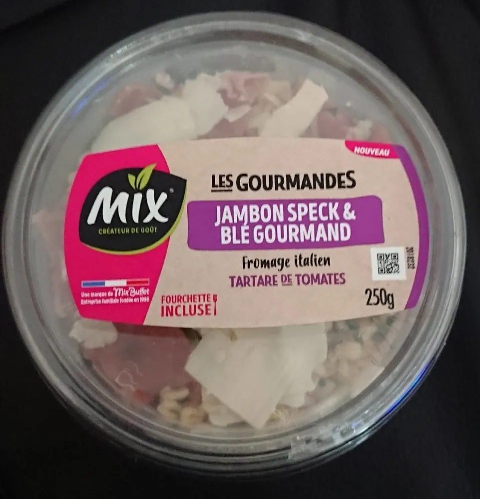 Jambon speck et blé gourmand