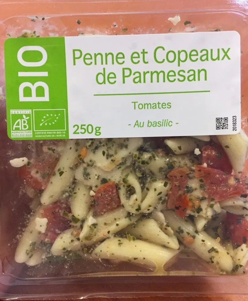 Penne et Copeaux de Parmesan