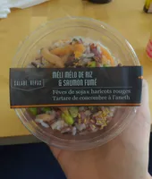 Meli melo de riz & saumon fumé